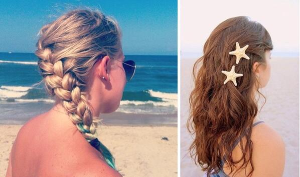 Плажни прически, които предпазват косата от вредните външни фактори