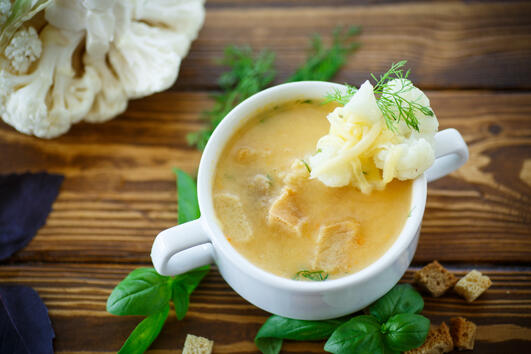 Рецепта за апетитна и здравословна супа от карфиол