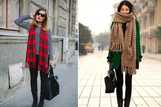 Стил и красoта: Как да носим шал през есента?
