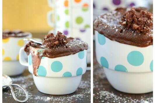 Изкусителна рецепта за шоколадов кекс в чаша
