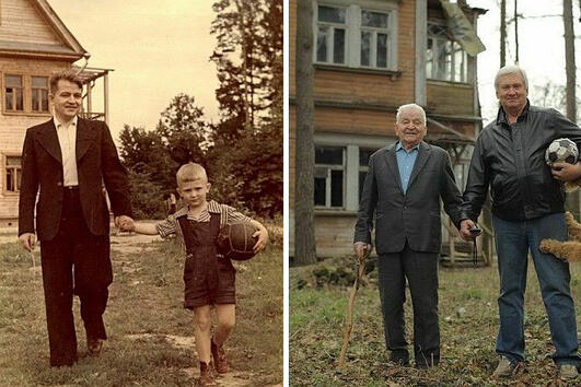 Креативно пресъздаване на снимките от детството
