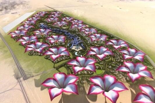 Град с формата на цвете ше строят в Дубай