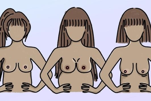 Как се променят гърдите на една жена през целия ѝ живот