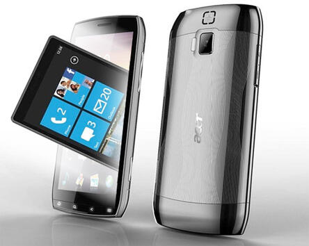 Acer пускат телефон с  Windows Phone 7