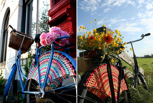 Холандски плетива красят колела