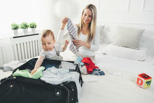 Няколко съвета за първото пътуване с бебе 
