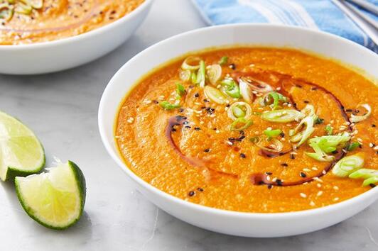 Супа от джинджифил и моркови 