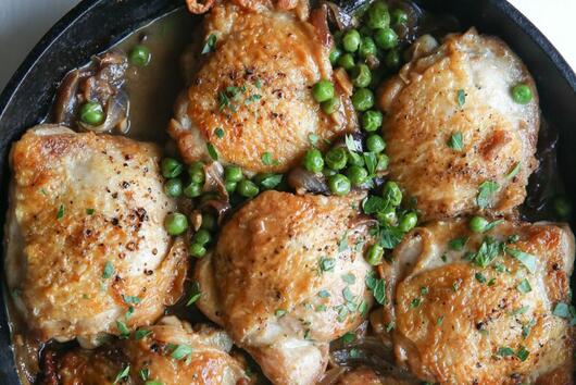 Рецепта за пиле с бърбън и чесън 