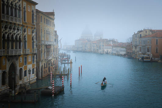 Красотата на Венеция, заснета през зимата