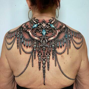 Невероятни татуировки, наподобяващи бижута
