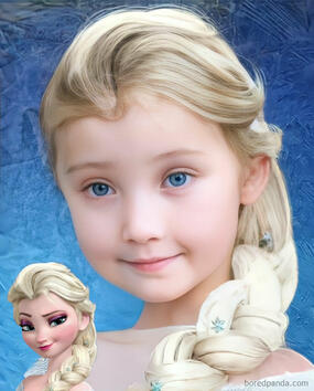 Принцесите на Disney, изобразени като деца