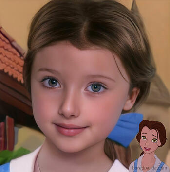 Принцесите на Disney, изобразени като деца