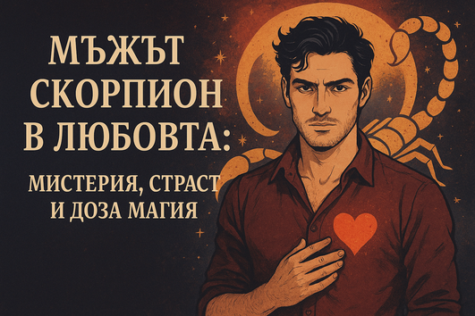 Мъжът Скорпион в любовта: Мистерия, страст и доза магия