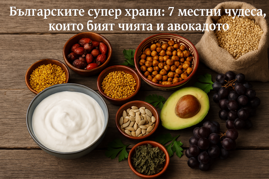Българските супер храни: 7 местни чудеса, които бият чията и авокадото