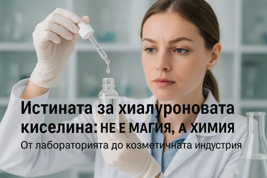 Истината за хиалуроновата киселина: не е магия, а химия
