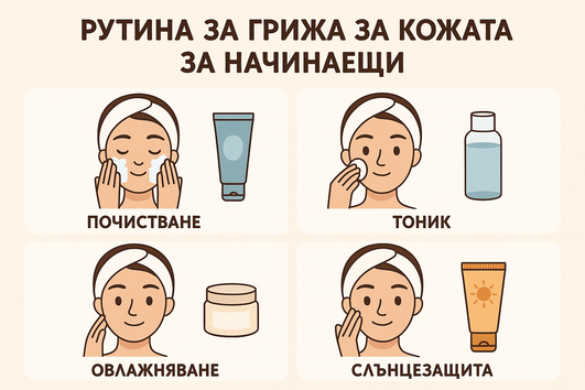 Наръчник за начинаещи: Как да изградим ефективна рутина в грижата за кожата?
