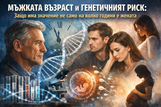 Мъжката възраст и генетичният риск: Защо има значение не само на колко години е жената