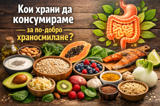 Кои храни да консумираме за по-добро храносмилане