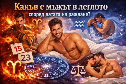 Какъв е мъжът в леглото, според датата на раждане?