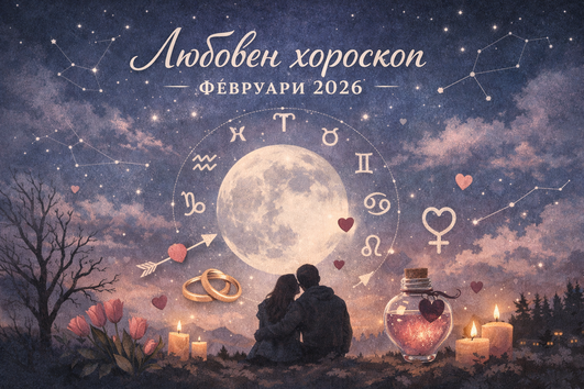 Любовен хороскоп за февруари: Какво готви месецът за сърцето ти?