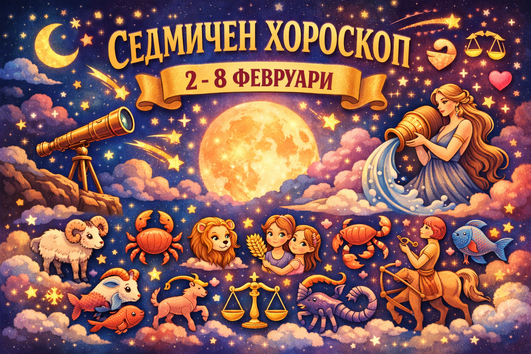 Седмичен хороскоп за 2-8 февруари