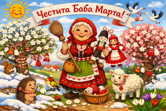 Баба Марта: Когато март усмихва пролетта