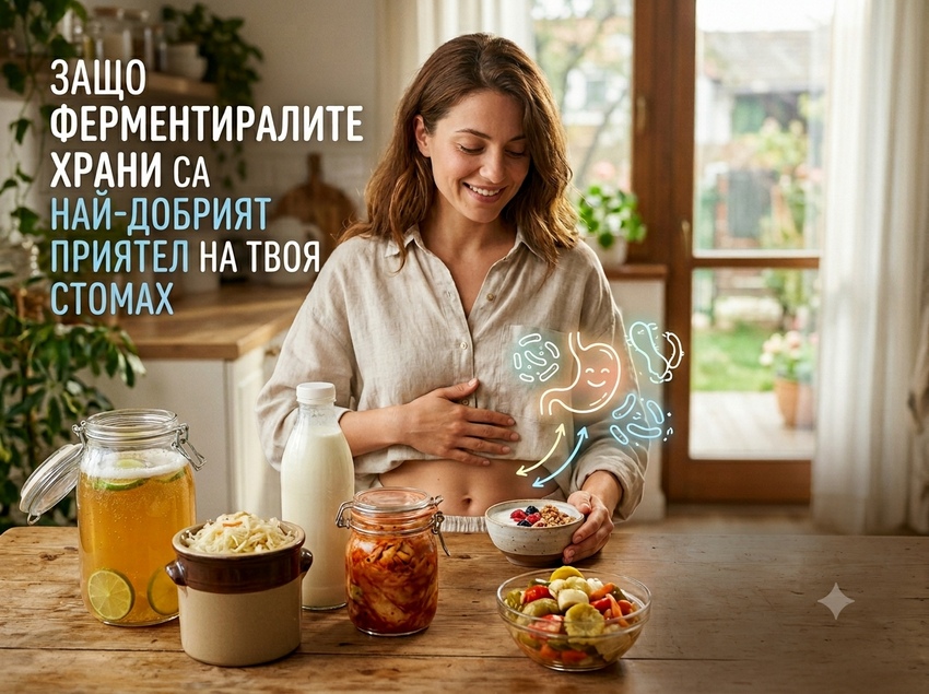 Защо ферментиралите храни са най-добрият приятел на твоя стомах?