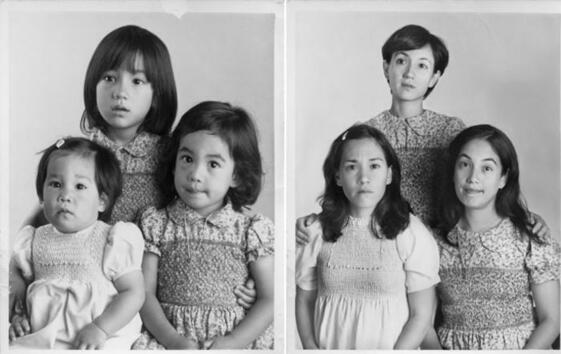 Flo, Maria и Dolores през 1979 и 2010