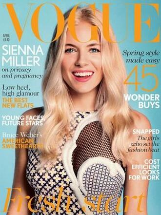 Сиена Милър на корицата на Vogue