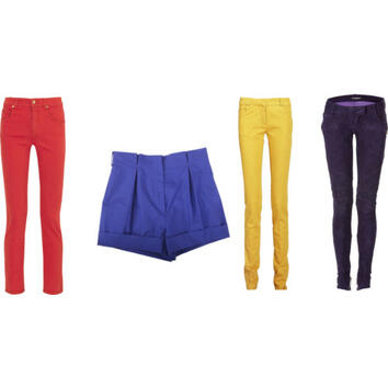Освежете зимния си гардероб с цветен панталон