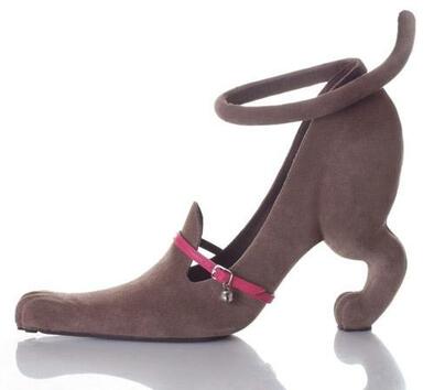 За тези обувки, наподобяващи котка, нямаме какво друго да кажем, освен: "Мяу!"