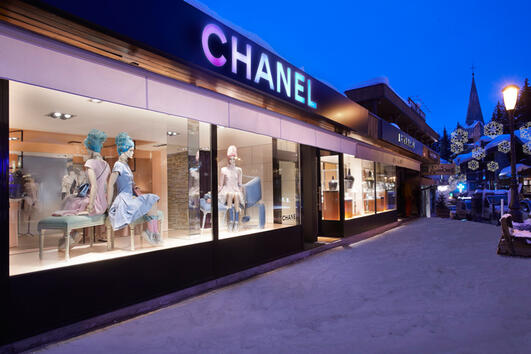 Бутикът на Chanel в Куршевел