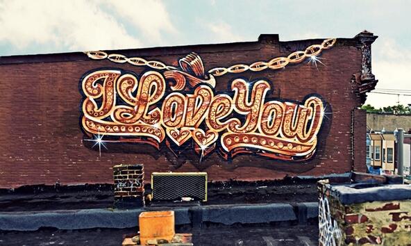Най-романтичните графити на света
