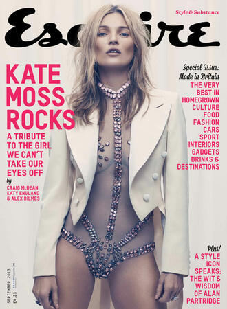 17 години по-късно: Кейт Мос е корица на мъжко списание